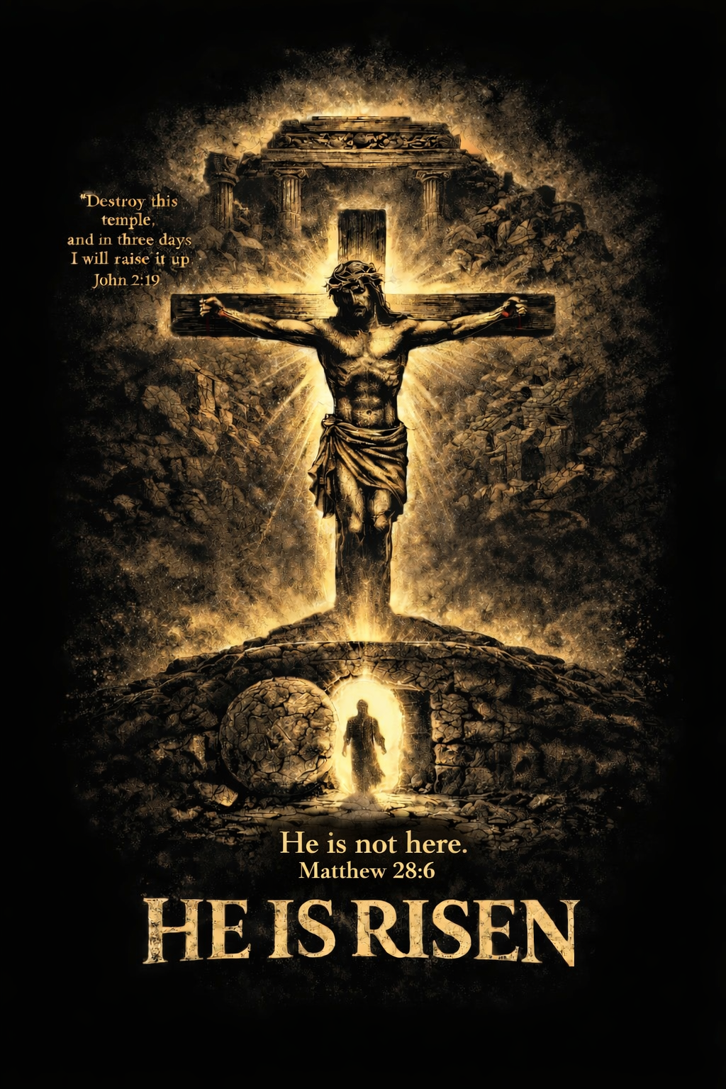 He is Risen - Premium Hoodie